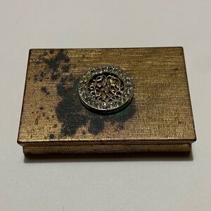 Vintage Helena Rubinstein Goldtone Makeup Compact